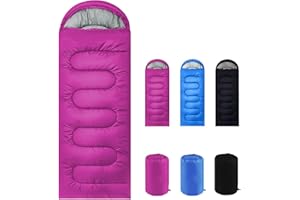 RUITAO Sleeping Bags for Adults & Kids Sleeping Bag for 3-4 Season, Adult Blanket, Ultralight Carry Bag, Lightweight Compact, Soft, Thick and Warm, for Outdoor Camping, Travel, Hiking