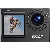SJCAM SJ6 PRO WiFi 4K60 UHD 24MP 165&deg; Geniş A&ccedil;ı 1000mAh 2&rdquo;/1.3&rdquo; &Ccedil;ift Ekranlı Aksiyon Kamerası Siyah