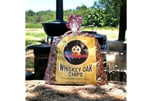 Cheeky Chicks Ltd Whiskey Oak Barrel Chips for BBQ Grill and Smoker Flavoured with Whiskey
