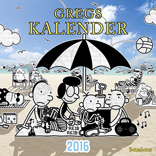 Gregs Kalender 2016: Mit Stickerbogen