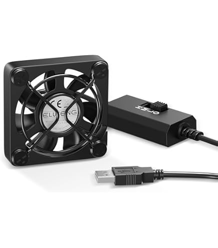 JZK 60 x 60 x 10 mm, 2-polig, DC 24 V, mini-ventilator met kabels, 6010, kleine stille ventilator, 60 mm, 6 cm, 24 V, borstelloze DC-ventilator, pc- behuizing, 3D-printerventilator met kabel en stekker