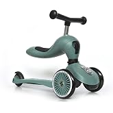 Scoot &amp; Ride Highwaykick 1 Oturaklı &Ccedil;ocuk Scooter Yeşil 160629-96269 | 1-5 Yaş | Dayanıklı Yapı | Kompakt Tasarım | P&uuml;r&uuml;zs&uuml;z 
