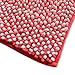 Produktbild Chenille Badematte Manta | moderner Microfaser Badvorleger in Trendfarben | ÖKO TEX Standard 100 | extra hoch | Komfortgröße 50x80 cm für Badezimmer | Koralle - Weiß