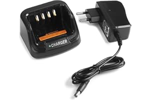 NEWASHAN Base per Caricabatterie Compatibile con HYT Hytera Radio HP605 PD405 PD505 PD565 PD605 PD700 PD702 PD705 PD780 PT580H BP515 HP50X Charge CH10A07 CH10L27 BL1504 BL2008 BL2503