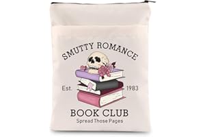 BAUNA Smutty Romance Book Club Housse de livre avec fermeture éclair pour lecteur de smut et livre de livres
