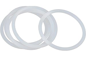 ‎X AUTOHAUX sourcing map 5 Stück Silikon O-Ringe, 60mm OD 52mm ID 4mm Breite VMQ Dichtung für Kompressor Ventile Rohr Reparatur, Weiß