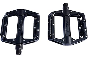 New Wellgo B087U Ball Bearing Alloy Mountain BMX Pedal with Reflector Black