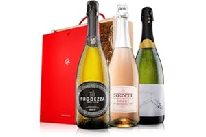Virgin Wines – Cava, Prosecco, Pink Fizz Wine Gift – 3 bottles (75cl) – premium sparkling wines from Italy and Spain