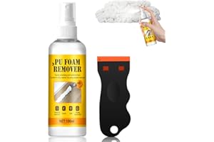 WEILAOK Pulitore Schiuma Poliuretanica, Rimuovi Colla Poliuretano Espanso Schiuma, Solvente schiuma Edilizia Rimuove, rimuovi Schiumas Pu per Ristrutturazioni Domestiche e Pulizie Quotidiane, 100ml