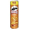 Pringles Paprika Flavour - 200gm - Flavoured Potato Chips - Non-Greasy - Crispy Snack - Perfect Snack for Gaming, Movies & More - On-the-Go Can