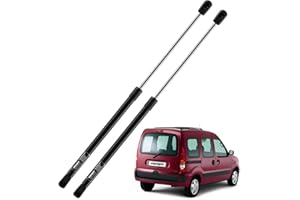 Vepagoo 2Pcs Verins de Coffre pour Renault Kangoo 1 1997-2012 et Verin Hydraulique pour Nissan Kubistar Van K9K 2003-2009 Vérin de Hayon Compatibles pour 90450-00QAA,7700303139,7700303186,7700308167