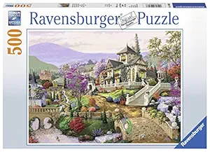 Ravensburger Hillside Retreat Puzzle (500 Piece), Multicolor