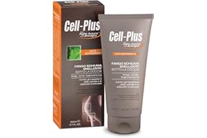 CELL-PLUS CELL PLUS Fango Schiuma Snellente, Crema Schiumosa Per Combattere Gli Inestetismi Della Cellulite e Le Adiposità Localizzate, 200 ml