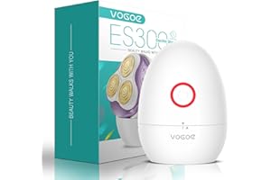 VOGOE Rasoio Elettrico Donna con Testina 3D, Lama Autoaffilante e Ricaricabile–Rasoio Donna Elettrico per Viso, Corpo, Gambe, Ascelle e Bikini–Utilizzabile a Secco e sotto la Doccia, Viola ES300