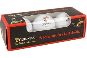 Shamrock Gift Company officiell Guinness-Tukan-set med 3 golfbollar