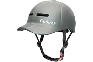 Gudook Casco da ciclismo per adulti, uomini e donne, in stile baseball, comodo, leggero, regolabile e certificato