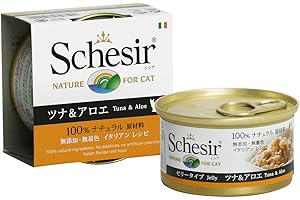 Schesir Tonneau et Aloe pour Chats, 85 g