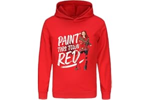 TBNRFrags Sudadera con capucha para niñas Descendants 4 Rise Red Chloe de algodón, informal, de manga larga