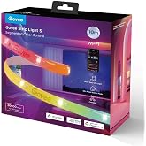 Govee RGBICW WiFi+Bluetooth Matter Destekli, Kesilebilir, Silikon Kaplamalı LED Şerit - 10 Metre