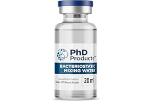 PhD Products Diluyente Bacteriostático - 20 ml - Solución reconstitucional ultra limpia - Laboratorio UE