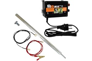 Ellofence M15 - 230 V - Électrificateur de clôture complet avec terre