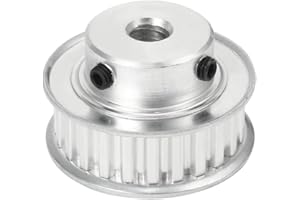 UXCELL sourcing map Polea Sincrónica para 11mm Correa De Distribución 24 Dientes Agujero 10mm de Diámetro Tipo XL Aluminio