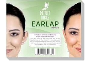 BEAUTY TAPES Earlap MAXHOLD Correcteur Cosmétique pour Oreilles, Résoudre le Problème des Grandes Oreilles, Correcteurs Esthétiques pour Oreilles Proéminentes, Court de Chirurgie Contient 20 Correcteurs