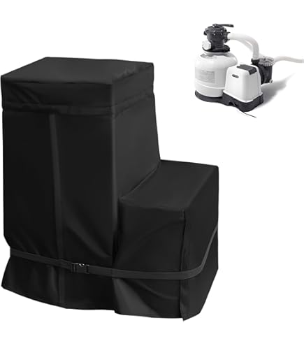 Poolpumpe Abdeckung 84x61x86cm - Wasserdichte Sandfilter Abdeckung Aus Oxford Stoff