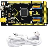 KEYESTUDIO MEGA R3 Plus 2560 Mikrocontroller mit T-Type USB-Kabel Controller Board kompatibel mit Arduino IDE