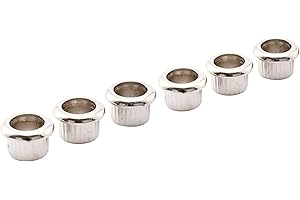 Musiclily Pro 8mm Boccole Accordatore Meccaniche per Chitarra Elettrica Semi-sigillato Tuning Pegs, Cromato (Set di 6)