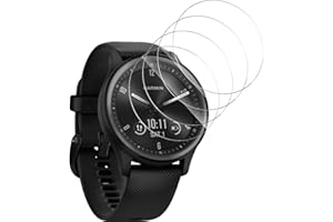 Jaavkkma 4 Stück Schutzfolie für Garmin vívomove Sport Panzerglas, Härte 9H/Bläschenfrei Schutzglas, Displayschutzfolie für Garmin vívomove Sport - HD Transparent Gehärtetes Glas