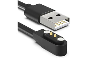 BICMICE Cable cargador USB compatible con Yamay Sw021 Willful Sw023 Sw025 Letsfit Id205l Letscom Id205g Id205s Id206 Id205u Id216 Smartwatch Umidigi Uwatch 3s 3 2 2s Urun Cable de alimentación de carga