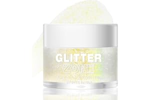 RUIBAVYA Gel Corporal Purpurina 40ml Glitter Maquillaje Purpurina Líquida para Cuerpo Cabello Purpurina Cara Festival Body Glitter Gel