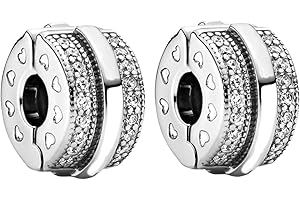 Rimgoris Breloque en argent sterling 925 pour femme, bracelets, collier, fête des mères, anniversaire, chat, fermoir en cristal, chaîne de sécurité, coccinelle, chat, jouets en peluche