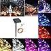 Produktbild MASUNN 13M 120LED Solar Kupfer String Fairy Light Hochzeit Party Weihnachten Garten Lampe IP67-Pink