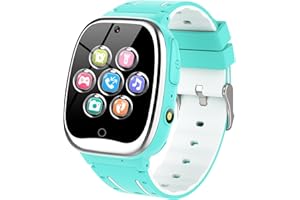SEPDEK Kinder Smartwatch, Telefon Uhr Smartwatch Kinder mit Schrittzähler, Musik, 26 Spiele, Kamera, Anruf SOS, Wecker, Taschenlampe, Recorder, Kids Smartwatch für Jungen Mädchen 3-10 Jahre Geschenk Grün