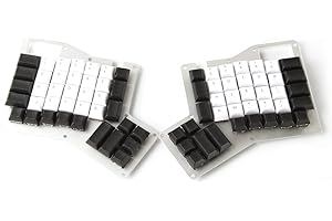 YMDK DSA Profile PBT Top Print Ergodox Keycap Set für Ergodox Keyboard (nur Keycap) (Top Print)