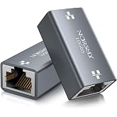 NORSHY RJ45 Female to Female Adapter 10Gbps, RJ45 Extension Connector LAN Coupler, RJ 45 Splice for Network Cable for Etherne