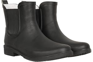 Mountain Warehouse Womens Ankle Wellies - Waterproof & Easy to clean Rainboots - Best for Autumn, Winter, Winter Hiking, Trekking, Outdoors & Walking