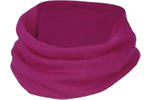 ENGEL AXIL Engel Natural, Pañuelo tubular para niños, 70% lana (kbT), 30% seda. frambuesa talla única