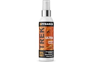 Pyramid Trek Ultra Insect Repellent Spray with 30% DEET Formula - 100ml Sweat and Splash Resistant Mosquito Repellent - for All Day Protection & Suitable for Kids 2+ Years - Perfect Travel Essentials