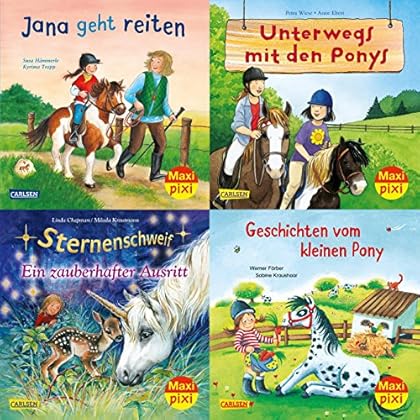 Pferde und Ponys (4x1 Exemplar) (Maxi-Pixi-4er-Set, Band 70) Pferde und Ponys (4x1 Exemplar) (Maxi-Pixi-4er-Set, Band 70)