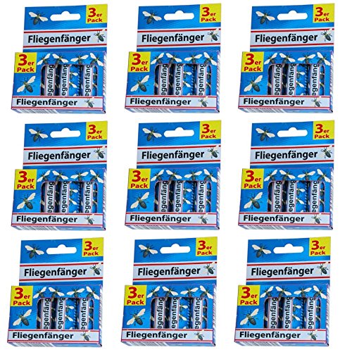 Preisvergleich Produktbild 3 - 90 Stück Fliegenfänger Fliegen Fänger Fliegenfalle Leimfalle Fliegen Falle Leimrollen Insektenfalle (60 Stück)