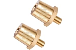 Litorange Messing-batteriepoladapter Paar,M8 Batteriepol,Batteriepolklemmen,Batteriepoladapter für Lithium-Autobatterien