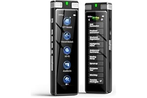 136GB AI Voice Recorder, TIMMKOO Digital Voice Recorder with Playback, Offline Transcribe and Online Summarize/Mindmap/Translation Base on AI Technology, Voice Activated Audio Recorder (Silver)