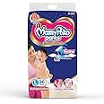 MamyPoko Pants Extra Absorb Baby Diapers Monthly Pack, Large (9 - 14 kg) 96 Count