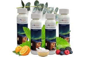 ‎WELL2WELLNESS Saunaaufguss Set 4 x 125 ml von well2wellness® - freie Wahl aus über 60 Saunadüften + gratis 10g Mentholkristalle