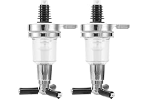 AILIMIAO 2 StüCke 45Ml/ 1.5Oz Bar Butler Wand Montage Ersatz DüSe Shot Dispenser für Drehbaren Liquor Caddy Flaschen Halter