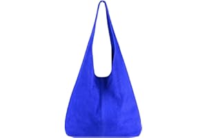 OBC ONLY-BEAUTIFUL-COUTURE OBC Made IN Italy Damen Leder Hand-Tasche METALLIC Shopper Schultertasche Hobo-Bag Henkeltasche Beuteltasche Silber