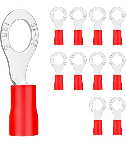 SeKi Ringkabelschoen Assortiment – 360 Delig, 0,5-6 Mm², M4-M8, Geïsoleerd En Kleurgecodeerd (DIN)